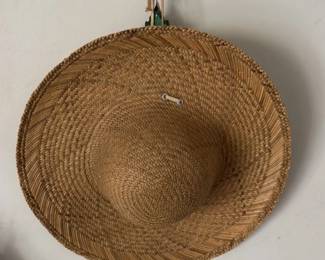 Woven Straw Conical Hat 