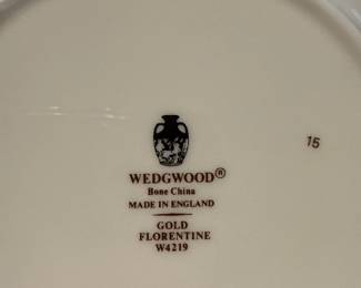 Florentine Gold by Wedgewood China 