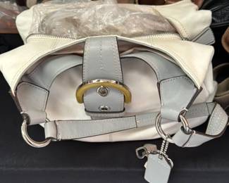 Coach Leather Hobo Bag 