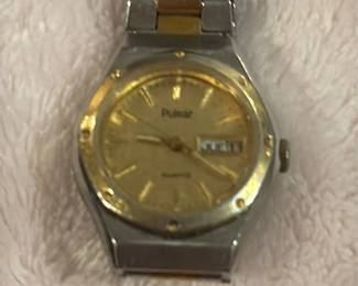 Pulsar Two Tone Watch 