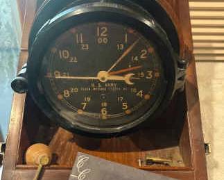 Chelsea US Army Message Center Clock