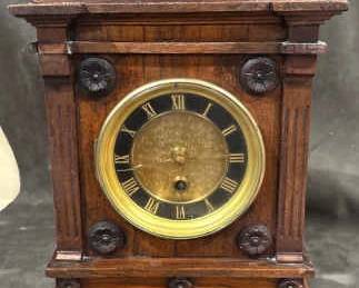 Antique Time Only Mantel Clock