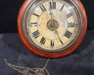 Antique Wood Wall Clock