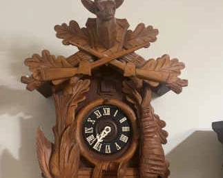 Cuckoo Clock Black Forest Hunter