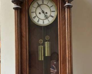 Victorian Carved Vienna Wall Clock