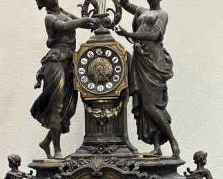 Figural Mantel Clock
