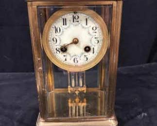 Antique Medaille DArgent French Mantel Clock