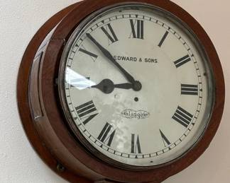 Edward Sons Glasgow Wall Clock