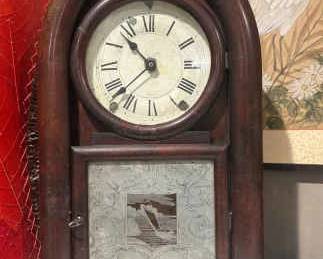 Pond Barnes Spring 8 Day Brass Beehive Clock