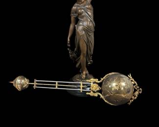 Ansonia Diana Huntress Swinger Clock