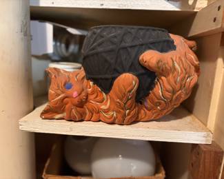 Cat planter
