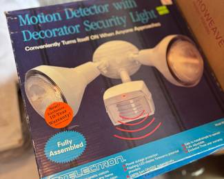 Motion detector light