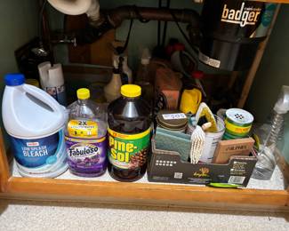 Cleaning supplies
