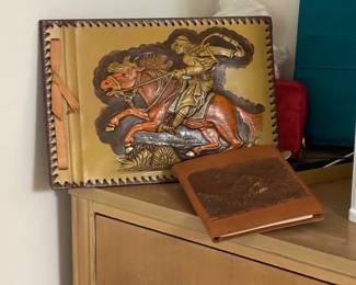 Leather bound books