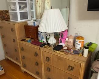 Mid-century dresser set