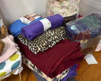 Blankets, bedding, comforters