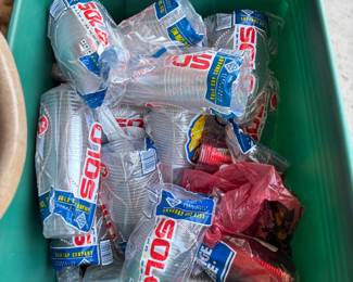 Solo plastic cups