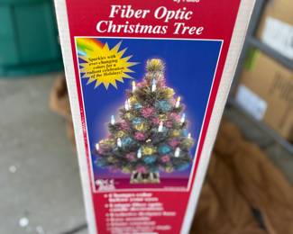 Fiber optic Christmas tree