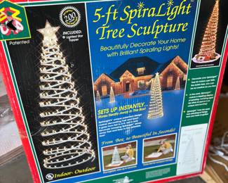 Lighted Christmas decor