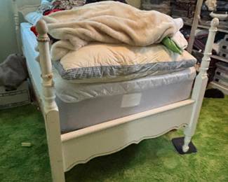 Nice twin bed with frame