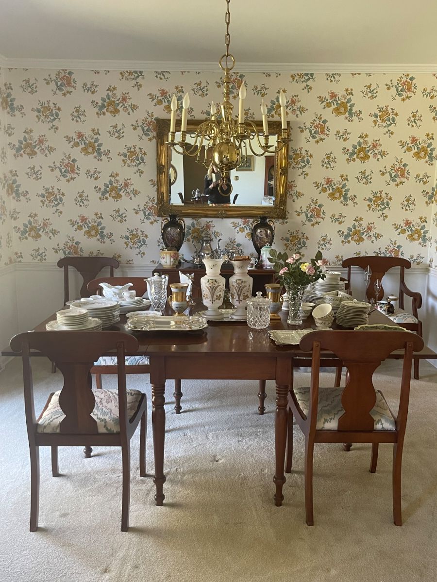 Tom Blue cherry dining room furniture, handmade from Owensboro, KY.