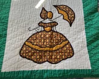 Antique southern bell quilt, full size