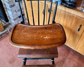 Hitchcock style high chair