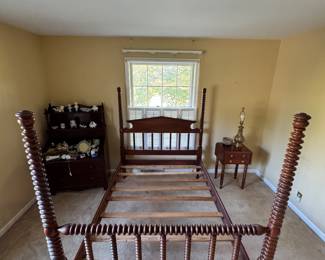 Davis cabinet co full size bed, night stand and secretary