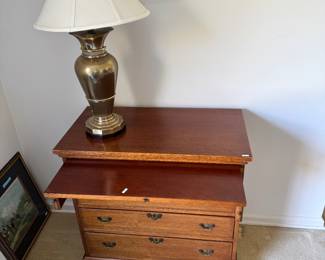 Handmade butlers chest, mahogany