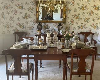 Tom Blue cherry dining room furniture, handmade from Owensboro, KY.