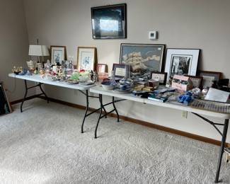Lots of pretty dishes and collectibles