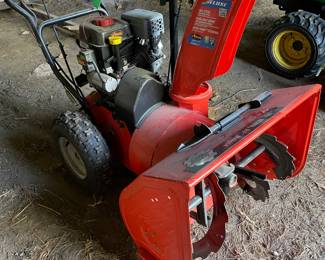 Ariel’s snowblower used twice