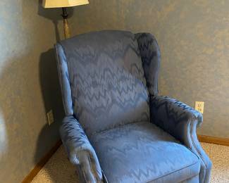 Nice chair and lamp