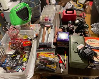 Lots of fishing items