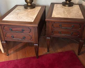 Matching end tables 