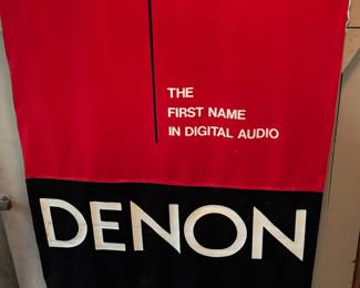 Vintage Dennon wall hanging sign 