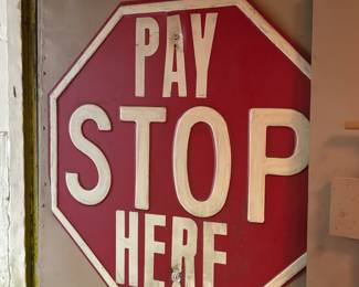 Vintage stop sign 