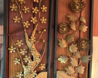 Mid century wall hangings 