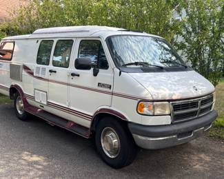 1996 Dodge Explorer camper van. Meticulously maintained, garage stored, 93k miles