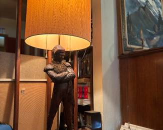 Vintage figural lamp 
