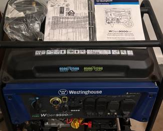 Westinghouse propane or gas remote start generator