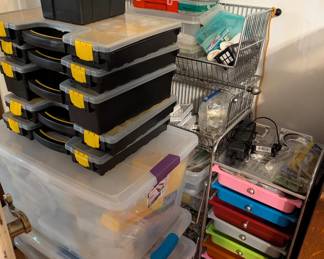 Jewelry making materials, jewelry need of repair and unfinished jewelry. 