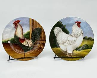 68 2002DavidCarterOnTheFarmBrownCollectionPlates