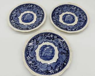 103 MasonsVistaBlueBradButterPlate