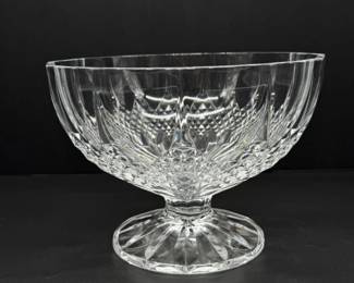 21 VintageCristalDArgueLongchampFootedBowl
