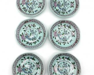 104 6AdamsCalyxWareSingaporeBirdPlates