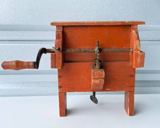 79 AntiqueHandCrankedBeanSlicer