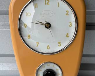58 RetroStyleWallClockwMechanicalTimer