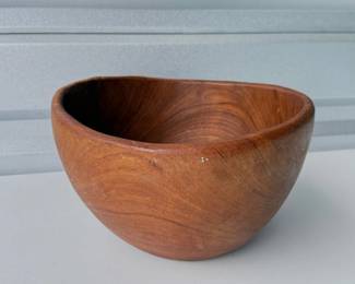 99 HandcraftedOrganicShapeTeakWoodBowl