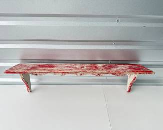 28 DestressedWoodenShelf